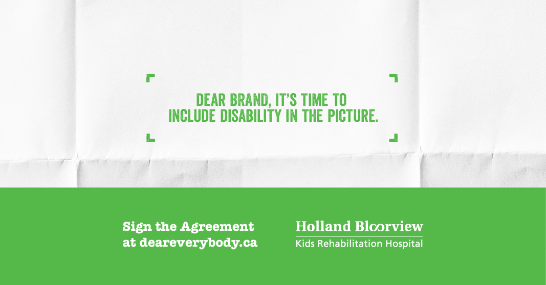 Dear Brand, it's time to include disability in the picture.