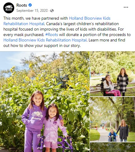 Roots Advertisement - 2 girls dressing in Roots outfit Roots Advertisement - 2 girls dressing in Roots outfit